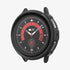 ACS06394 - Galaxy Watch 6 Classic (47mm) Case Liquid Air in matte black showing the front